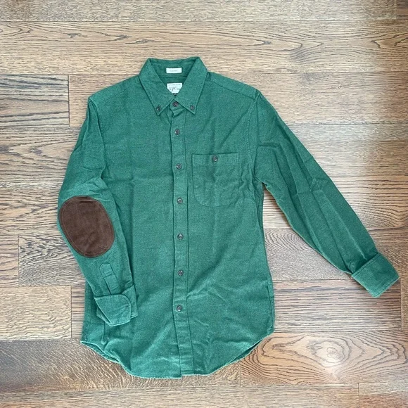 J. Crew | Shirts | Jcrew Mens Long Sleeve Button Down Xs Forest Green |  Poshmark